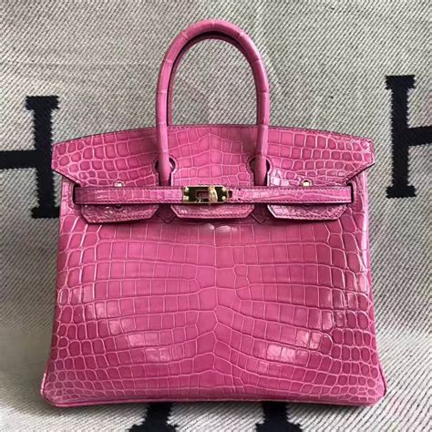 hermes birkin pink bag|hermes birkin pink crocodile.